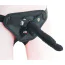Страпон з вібрацією Strap-On Ripple Dildo Vibe, чорний - Фото №1