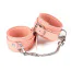 Фиксаторы для ног Liebe Seele Dark Candy Pink Ankle Cuffs With Silver Hardware, розовые - Фото №1