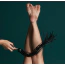 Флоггер со сменным хвостом Lockink Exchangeable Tail Flogger, черный - Фото №6