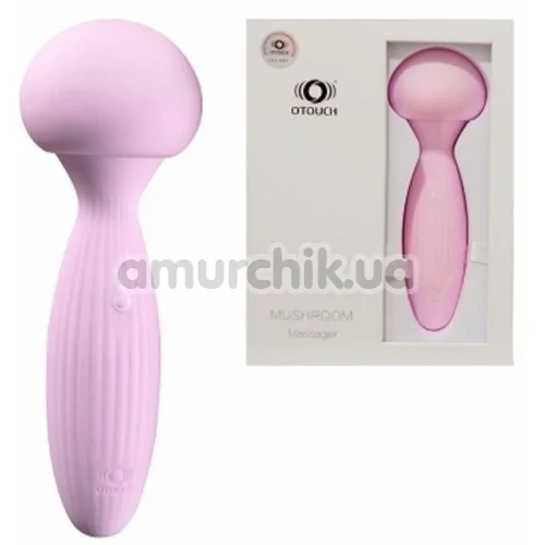 Универсальный вибромассажер Otouch Mushroom, розовый