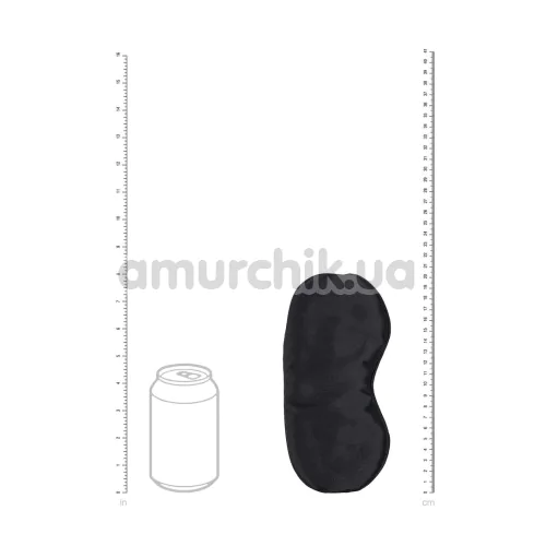 Маска на глаза Ouch! Satin Blindfold, черная