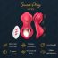 Кліторальний вібратор Sweet Play Panty Vibrator With Remote Control A1, червоний - Фото №14