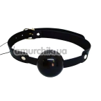 Кляп DS Fetish Ball Gag Rubber, черный - Фото №1
