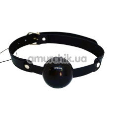 Кляп DS Fetish Ball Gag Rubber, черный - Фото №1