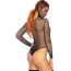 Боди Leg Avenue Rhinestone Net Hooded Teddy, черное - Фото №2