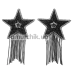 Прикраси для сосків JSY Nipple Sticker RT236112, чорні - Фото №1