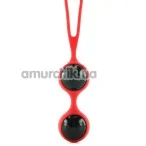Вагінальні кульки Scarlet Couture Glass Duo Balls, червоні - Фото №1