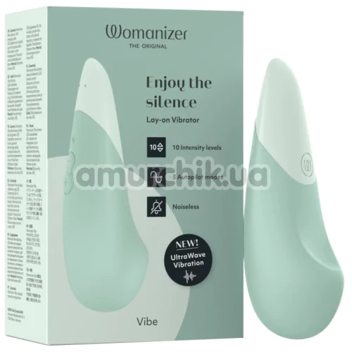 Клиторальный вибратор Womanizer Vibe, бирюзовый