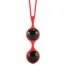 Вагинальные шарики Scarlet Couture Glass Duo Balls, красные - Фото №1