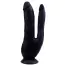Подвійний фалоімітатор Rubicon Dark Magic Dual Penis 7.7, чорний - Фото №1