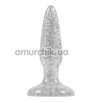 Анальна пробка Starlight Gems Booty Boppers Mini, прозора - Фото №1