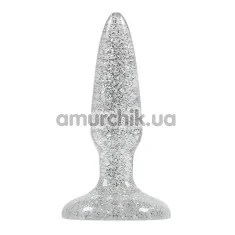 Анальна пробка Starlight Gems Booty Boppers Mini, прозора - Фото №1