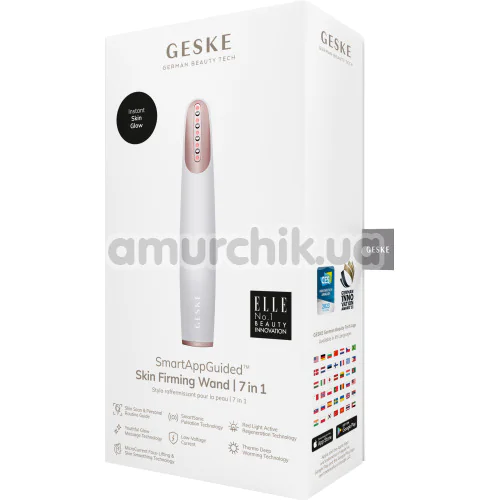 Лифтинг-массажер для лица Geske Skin Firming Wand 7 in 1, кремовый