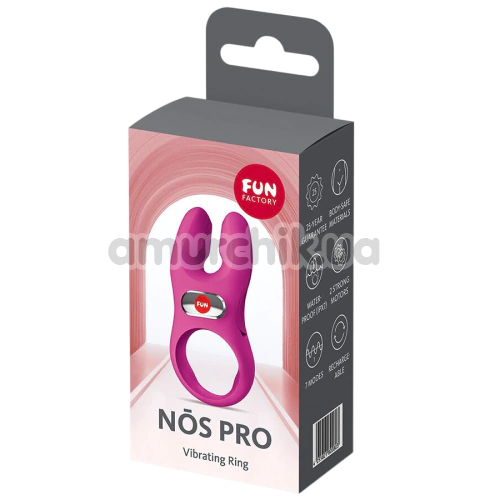 Віброкільце для члена Fun Factory NOS Pro, рожеве