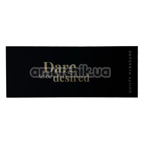 Бондажний набір Guilty Pleasure Allure Pearl Pleasure Set, чорно-золотий