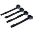 Фіксатори для рук і ніг Whipsmart Diamond Colleсtion Bed Restrain Kit, сині - Фото №1