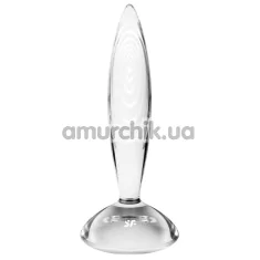 Анальна пробка Satisfyer Sparkling Crystal, прозора - Фото №1