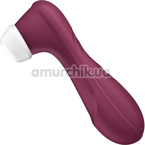 Симулятор орального секса для женщин Satisfyer Pro 2 Generation 3 Connect App, бордовый