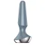 Анальная пробка с вибрацией Satisfyer Plug-ilicious 2, серая - Фото №3