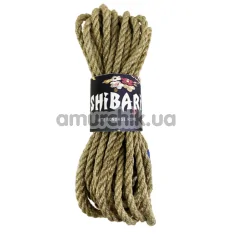 Веревка Feral Feelings Shibari 8м, светло-коричневая - Фото №1
