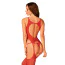 Комбінезон Obsessive Bodystocking N122, червоний - Фото №4