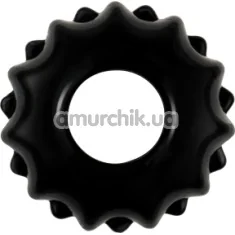 Ерекційне кільце Power Plus Cock Ring Series LV1431, чорне - Фото №1