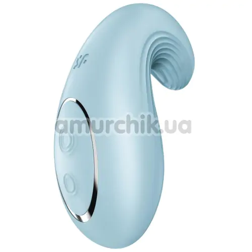 Вібратор Satisfyer Dipping Delight, блакитний - Фото №1