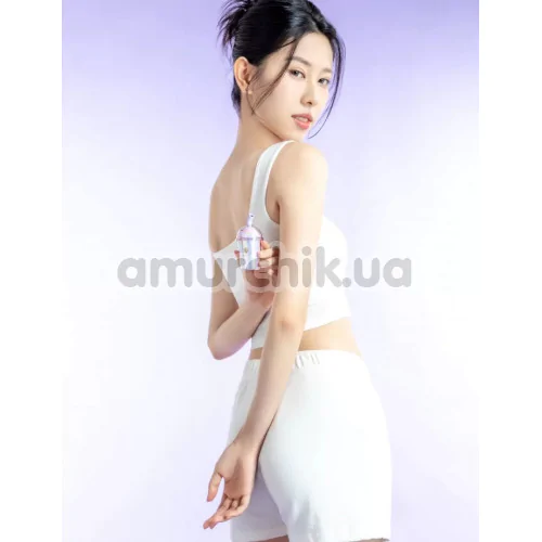 Симулятор орального секса для женщин с вибрацией и подогревом BeYourLover Magic Joy Cup, сиреневый