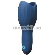 Мастурбатор для головки члена с вибрацией Renegade Vibrating Head Unit Rechargeable, синий - Фото №1