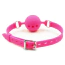 Кляп DS Fetish Mouth Silicone Ball Gag M, рожевий - Фото №3