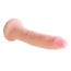 Фалоімітатор King Cock Plus 7 Dual Density Cock, тілесний - Фото №4