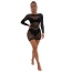 Платье Star Night Shiny Chic Mini Dress, черное - Фото №6
