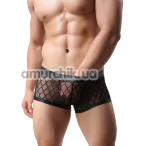 Труси-боксери чоловічі Star Night Breathable Mesh Underwear, чорні - Фото №1