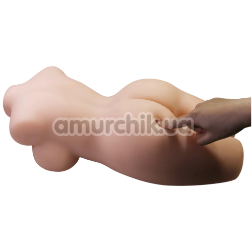 Искусственная вагина и анус Crazy Bull Mia, телесная