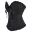 Корсет Star Night Ruffle & Bow Corset, черный - Фото №7