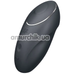 Кліторальний вібратор з пульсацією Satisfyer Tap & Climax 1, чорний - Фото №1