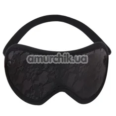 Маска Behave! Luxury Fetish Tempt Him Blindfold, черная - Фото №1