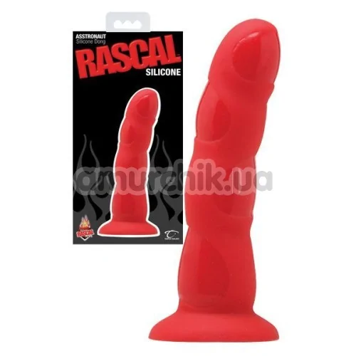 Фаллоимитатор Rascal Asstronaut, красный