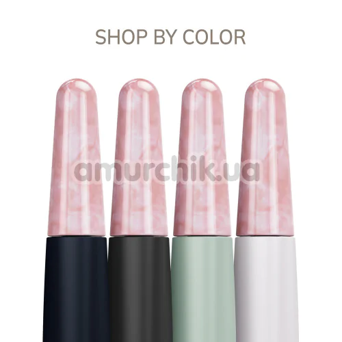 Ручка-масажер для обличчя Geske Double-Sided Rose Quartz Depuffing Pen 7 in 1, зелений