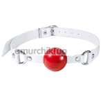 Кляп Feral Feelings Silicon Ball Gag, червоно-білий - Фото №1