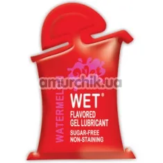 Лубрикант Wet Flavored Watermelon 10 ml - Фото №1