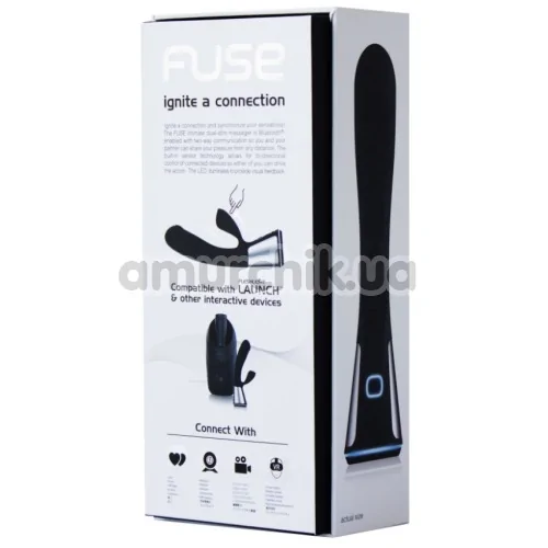 Вібратор Ohmibod Fuse for Kiiroo, чорний