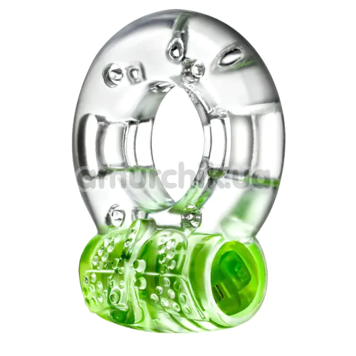 Віброкільце для члена Play With Me Arouser Vibrating C-Ring, зелене