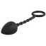 Анальная пробка с одним эрекционным кольцом Intense Plug Cock & Ball Ring, черная - Фото №2