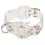 Ошейник sLash Vip Leather Collar, белый - Фото №1