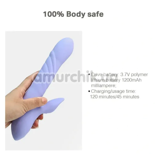 Вібратор з пульсацією Sweet Em Rabbit Vibrator, бузковий