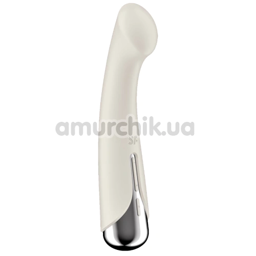 Вібратор для точки G з ротацією Satisfyer Spinning G-Spot 1, бежевий - Фото №1