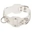 Нашийник sLash Vip Leather Collar, білий - Фото №1