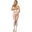 Комбинезон Star Night Light Net Bodystocking, белый - Фото №1