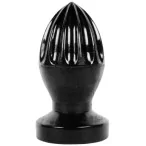 Анальна пробка Mister B All Black Jurgen, чорна - Фото №1